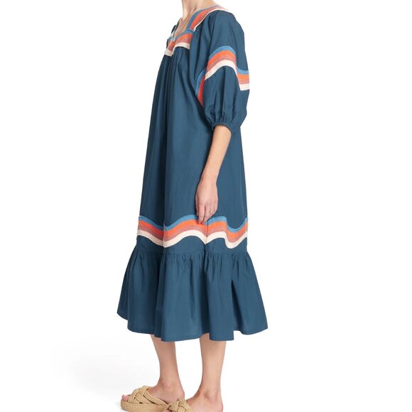 COREY LYNN CALTER THE MIRIAM WAVE DRESS in Coral - Picture 8 of 12